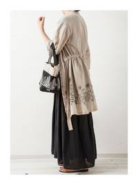 Etoffe - flower black Etoffe - flower black