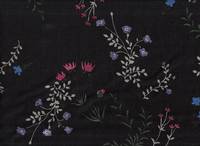 Blumenwiese schwarz Blumenwiese schwarz