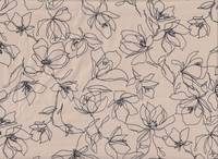 Draw a flower creme Babycord Draw a flower creme Babycord