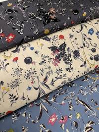 Blumenwiese grau Blumenwiese grau