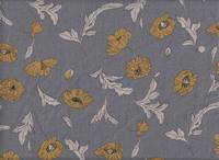 Mohnblumen hellgrau gelb Mohnblumen hellgrau gelb