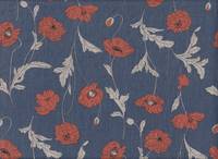 Mohnblumen blau rot Mohnblumen blau rot