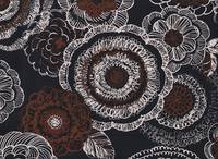 Scandinavian flower black Scandinavian flower black