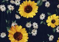 Sonnenblumen dunkelblau Sonnenblumen dunkelblau