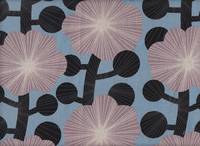 Diagonal flower light blue Diagonal flower light blue