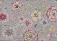 Blumen & Schmetterling grau Blumen & Schmetterling grau
