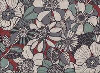 Jambo - Drawn flower red Jambo - Drawn flower red