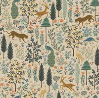 Cotton+Steel Camont - Menagerie - Navy Unbleached Canvas Metallic Cotton+Steel Camont - Menagerie - Navy Unbleached Canvas Metallic