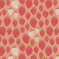 Cotton+Steel Under the Apple Tree - Queen of Berries Queens Red Canvas Cotton+Steel Under the Apple Tree - Queen of Berries Queens Red Canvas