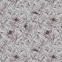 Cotton+Steel Wallflower - Anemones - Wisteria