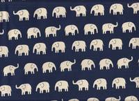 Elefanten groß weiß auf dunkelblau