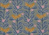 Flowers & Birds light green Flowers & Birds light green