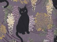 Katzen & Wisteria violett