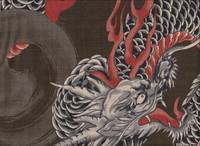 Drachen groß grün braun Drachen groß grün braun