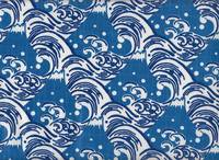 Fuji und Wellen blau Fuji und Wellen blau