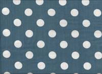 Punkte blau double gauze Punkte blau double gauze