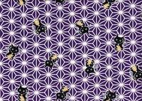 Asanoha Katze lila Asanoha Katze lila