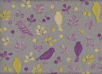 Vogel & Beeren grau Vogel & Beeren grau