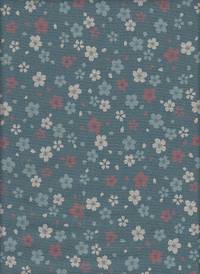 Blüten shibori türkis Blüten shibori türkis