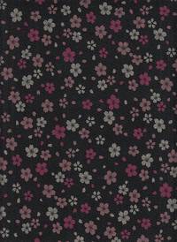 Blüten shibori schwarz Blüten shibori schwarz