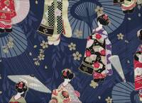 Maiko groß blau Maiko groß blau