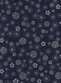 Kirschblüten blau silber Kirschblüten blau silber