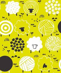 Cotton+Steel Fuwafuwa-san - Lemon Lime Cotton+Steel Fuwafuwa-san - Lemon Lime