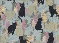 Katzen & Wisteria klein mint Katzen & Wisteria klein mint