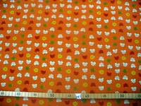 Heather Ross Blümchen orange Heather Ross Blümchen orange