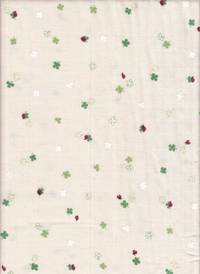 Klee & Marienkäfer creme double gauze Klee & Marienkäfer creme double gauze