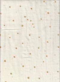 Starry ivory double gauze Starry ivory double gauze