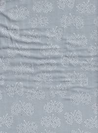 Butterfly grau blau double gauze Butterfly grau blau double gauze