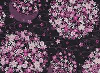 Blütenkreise schwarz Blütenkreise schwarz