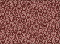 Seigaiha klein rot Seigaiha klein rot