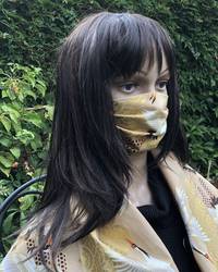 Gesichtsmaske Kranich Gold Gesichtsmaske Kranich Gold