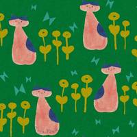 Cotton+Steel Nya Nya Leaf Canvas Cotton+Steel Nya Nya Leaf Canvas