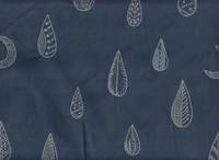 Embroidery - drops blue Embroidery - drops blue