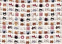 Japanese Cats light beige Japanese Cats light beige