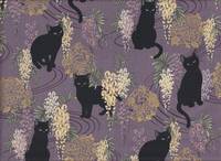 Katzen & Wisteria klein flieder Katzen & Wisteria klein flieder