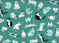 Katzen türkis Katzen türkis