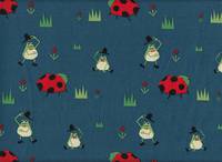 Frosch & Marienkäfer dunkelblau Frosch & Marienkäfer dunkelblau