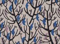 Vögel im Baum blau Vögel im Baum blau