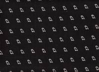 Punkte und Papagei schwarz Doubleface Punkte und Papagei schwarz Doubleface