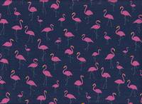 Flamingos dunkelblau Flamingos dunkelblau