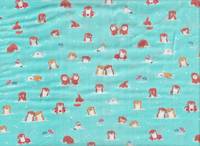 Otter türkis double gauze Otter türkis double gauze