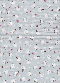 Wintervogel hellgrau double gauze Wintervogel hellgrau double gauze