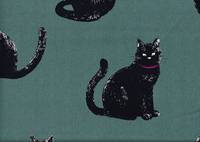Katzen groß türkis Katzen groß türkis