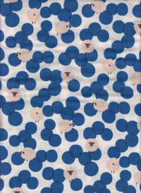 Schafe blau double gauze Schafe blau double gauze