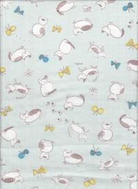 Mietze hellblau double gauze Mietze hellblau double gauze