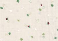 Klee & Marienkäfer creme double gauze Klee & Marienkäfer creme double gauze